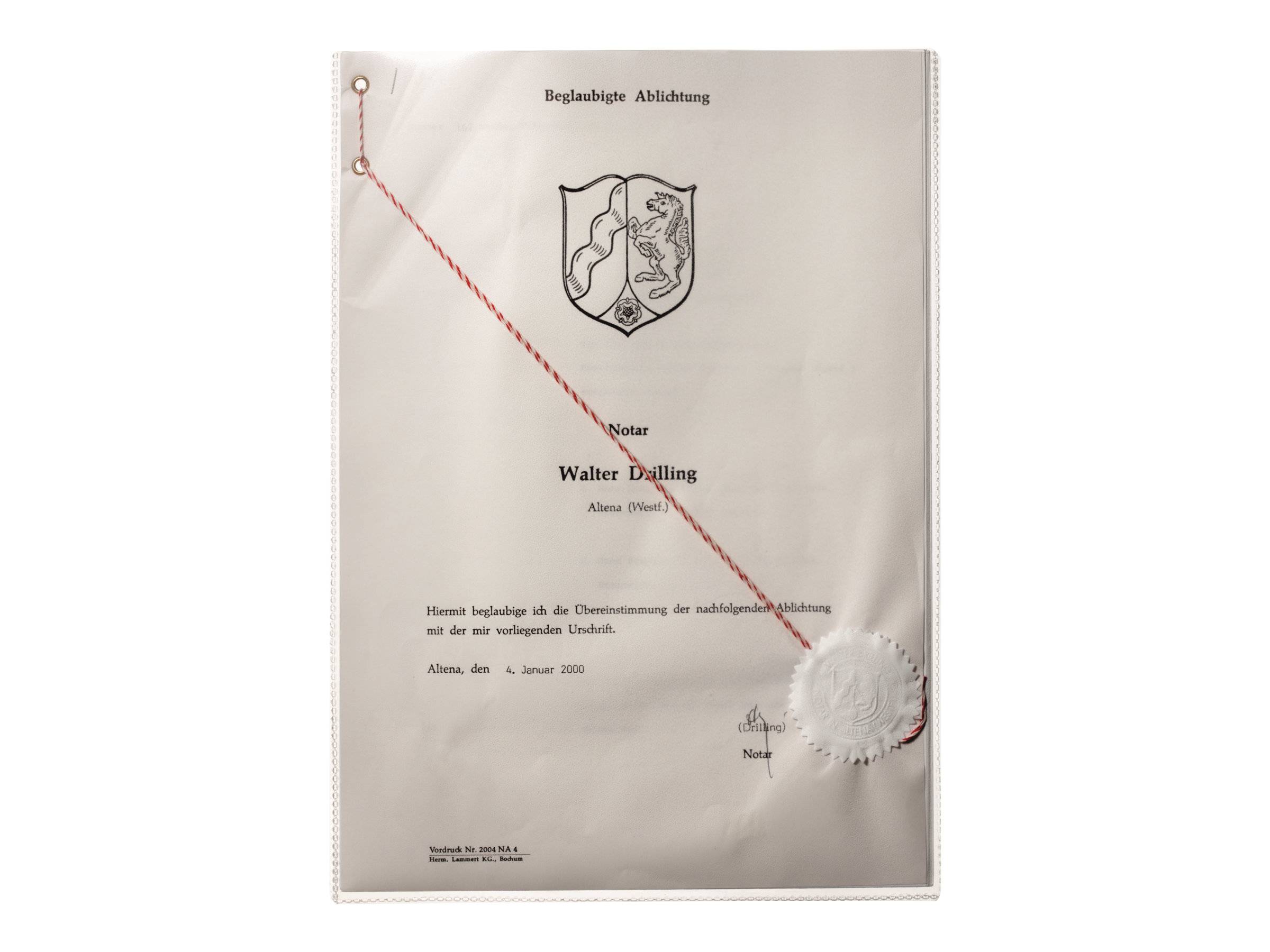 DURABLE - Kartenhalter - für A4 - durchsichtig-1