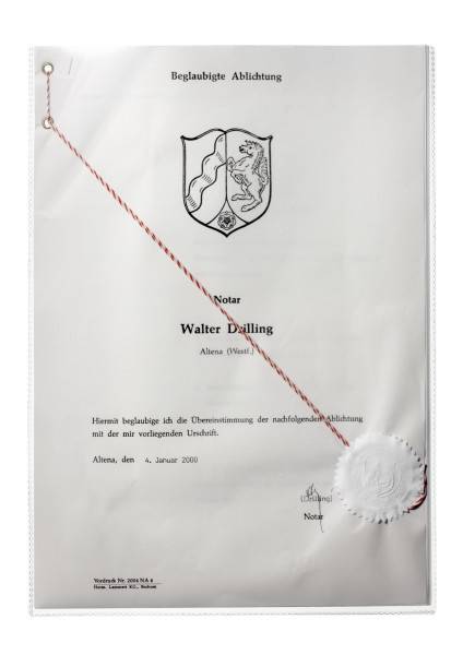 DURABLE - Kartenhalter - für A4 - durchsichtig-4