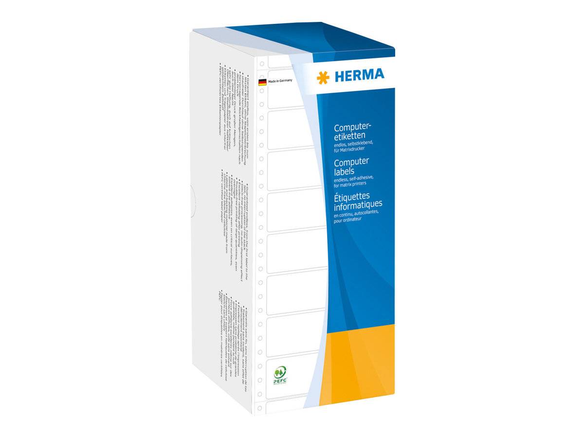 HERMA Computer labels - Papier - matt - permanent selbstklebend-1