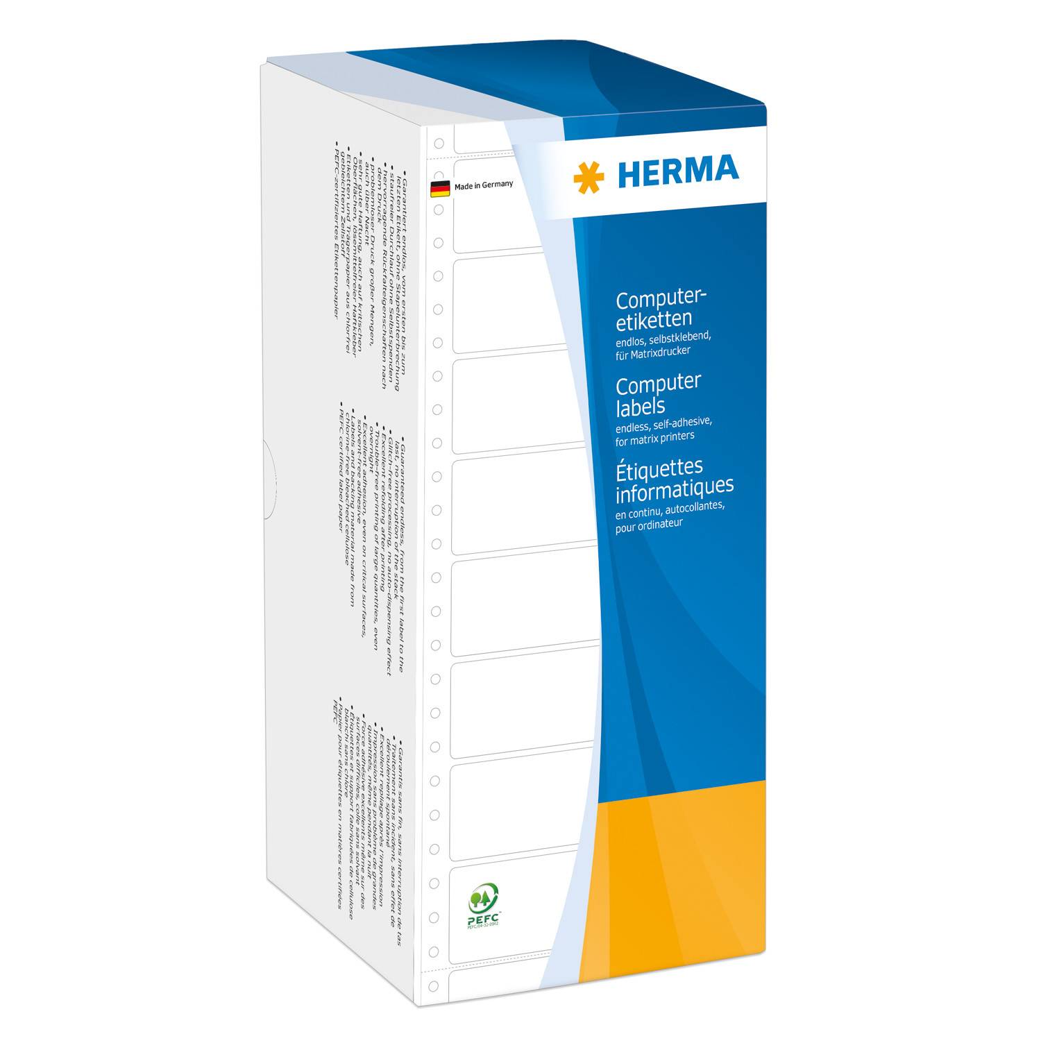 HERMA Computer labels - Papier - matt - permanent selbstklebend-2