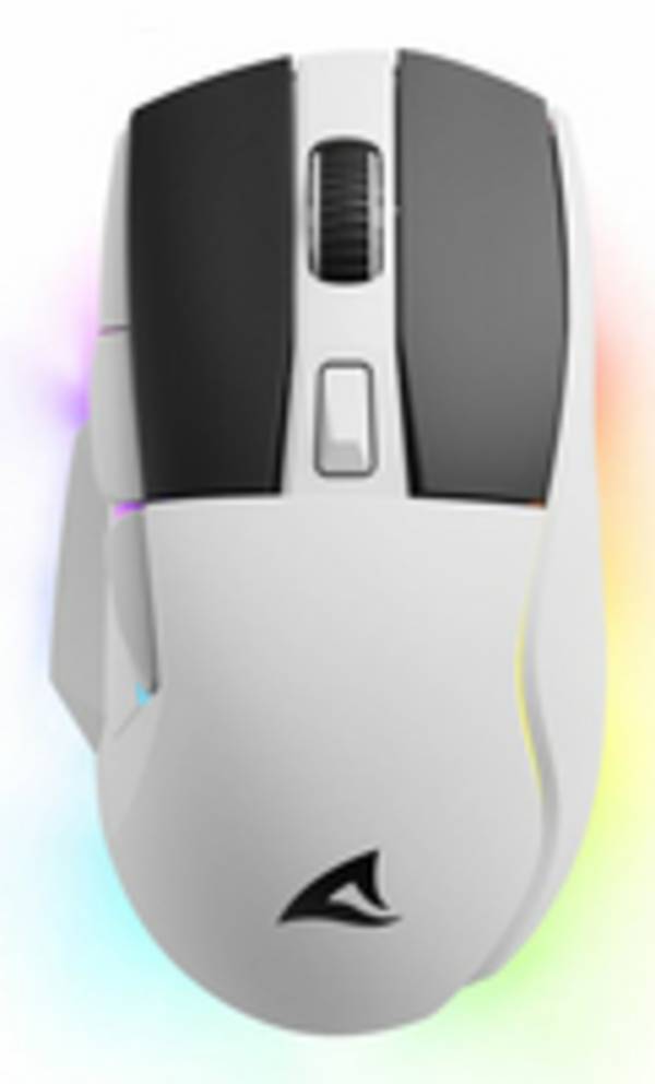 SHARKOON - SKILLER SGM50W White+ STATION - Maus - 6.400 dpi
