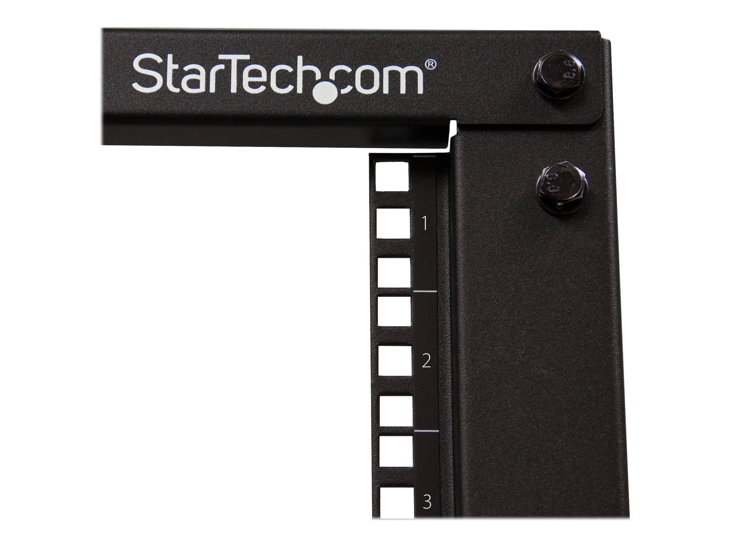 StarTech.com 19-Zoll Serverschrank - 18HE Laborgestell - Tiefenverstellbar 56 bis 102 cm, Tragfähigkeit 544kg - Dell Pow-3