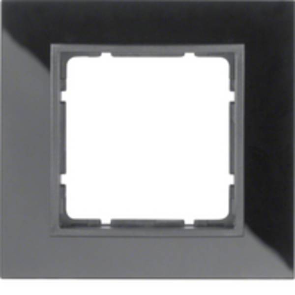 Berker 10116616, Anthrazit, Schwarz, Schraubenlos, Berker, Matte, 1 Stück(e)
