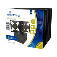 MediaRange Retail pack 4er CD-Jewelcase - Behälter CD-Aufbewahrung - Kapazität: 4 CD/DVD (Packung mit 10)-3