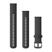 Garmin Ersatzarmband schwarz Silikonarmband Schwarz-2