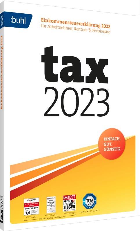 BUHL DATA SERVICE - Tax 2023 - Lizenz - Download - ESD - Win - Deutsch-0