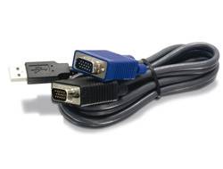 TRENDnet TK CU06 Tastatur- / Video- / Maus- KVM- Kabel USB HD-15 M M 1.8 m Schwarz-4