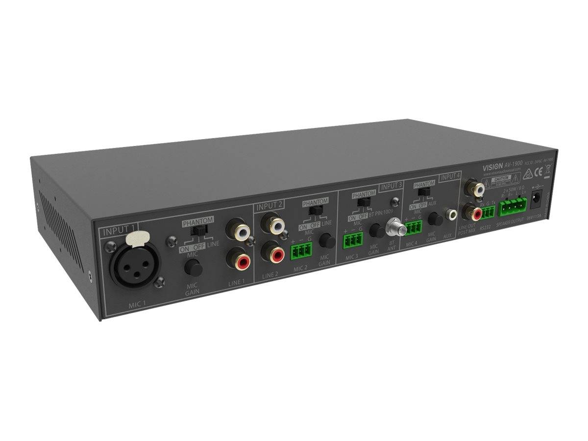 Vision AV-1900 - Mischverstärker - mit Stromversorgung-2