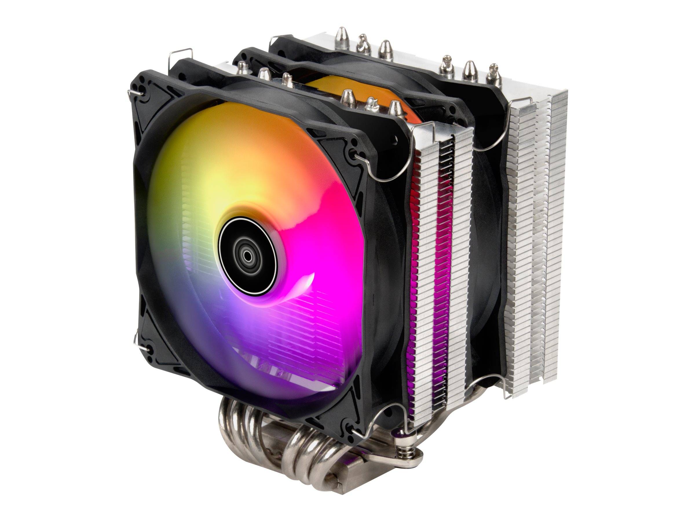SilverStone Hydrogon D120 ARGB - Prozessor-Luftkühler - (für: LGA1156, LGA1155, LGA2011, LGA1150, LGA1151, AM4, LGA2066,-0