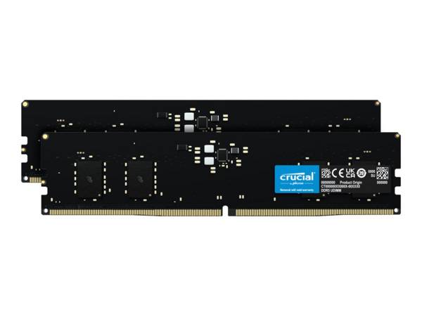 Crucial - DDR5 - Kit - 16 GB: 2 x 8 GB - DIMM 288-PIN
