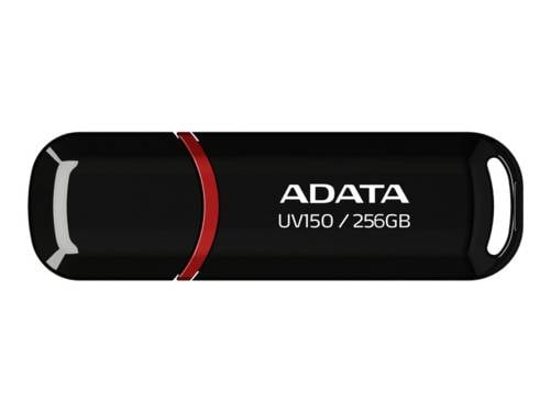 ADATA Flash Disk 256 GB UV150 USB 3.1 Dash Drive R 90/W 20 MB/s cerna - 256 GB -