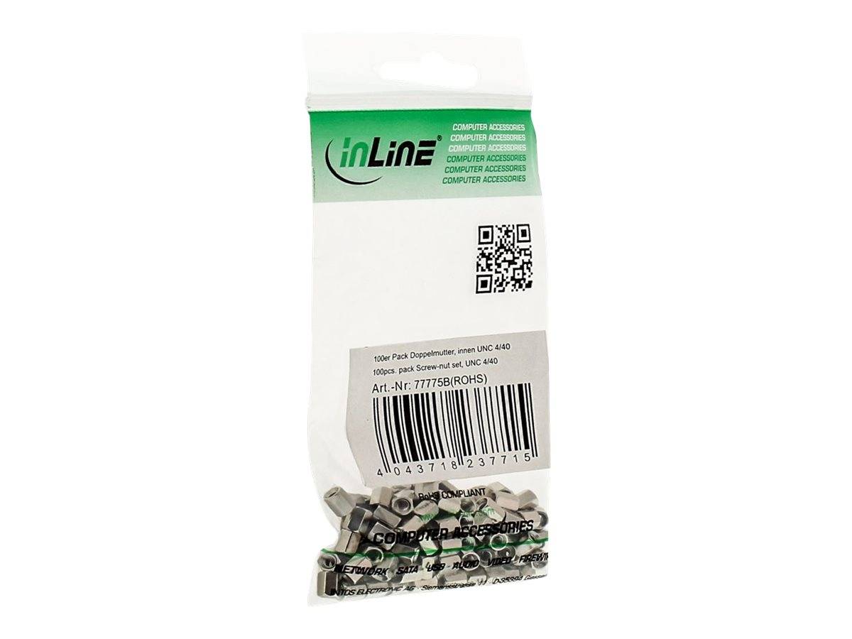 INLINE - Doppelmutter - innen UNC 4/40 100er Pack-2