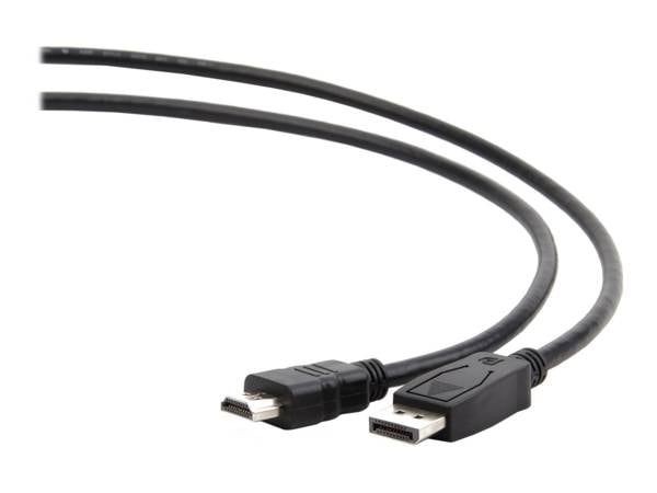 GEMBIRD - Cablexpert CC-DP-HDMI-3M - Adapterkabel - DisplayPort männlich zu HDMI männlich