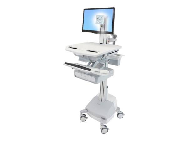 Ergotron - Wagen - Konstante Krafttechnologie - für LCD-Display / PC-Ausrüstung - mit LCD-Drehpunkt, Schublade (1x1)