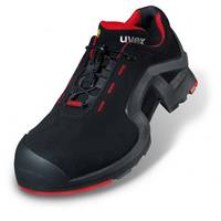 Uvex 85162, Unisex, Erwachsener, Sicherheitsschuhe, Schwarz, Rot, ESD, S3, SRC, Speed-Schnürsenkel-0