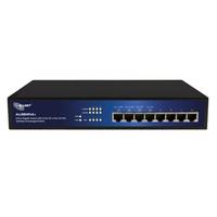 ALLNET ALL8804PoE+ - Switch - unmanaged - 4 x 10/100/1000 (PoE) - + 4 x 10/100/1-1