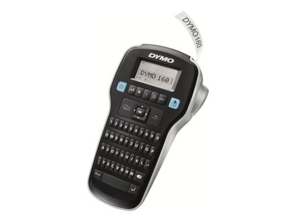 DYMO LabelMANAGER 160 - Beschriftungsgerät - s/w - Thermotransfer - Rolle (1,2 cm)