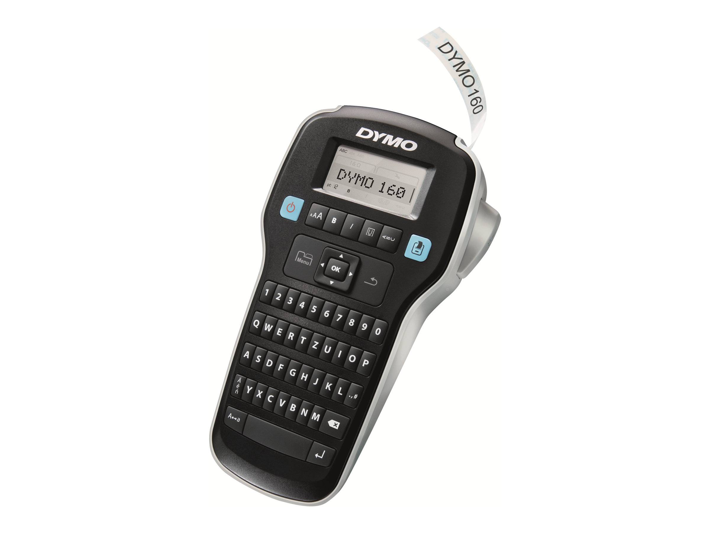 DYMO LabelMANAGER 160 - Beschriftungsgerät - s/w - Thermotransfer - Rolle (1,2 cm)-0