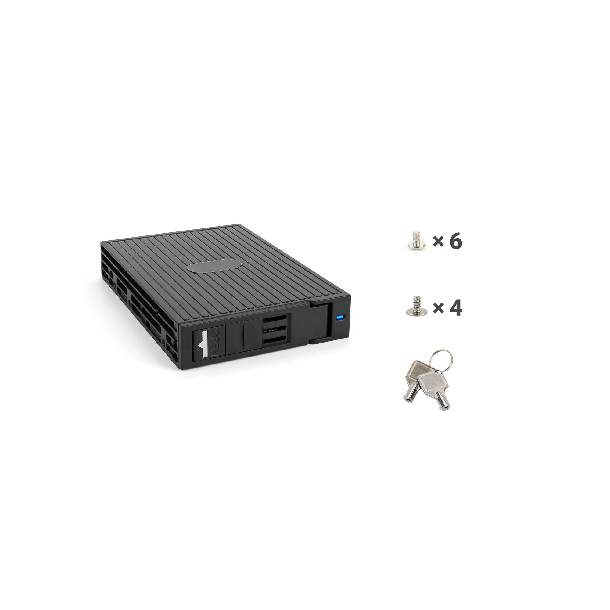 FANTEC MR-25 - Mobiles Speicher-Rack - 2.5"" (6.4 cm)-2