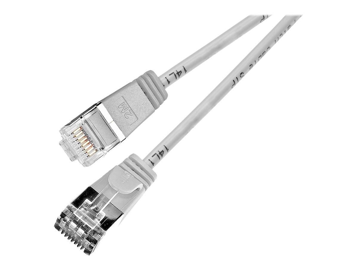 Slim Wirewin PKW-LIGHT-STP-K6 0.25 RJ45 Patchkabel CAT 6 U/FTP 25.00 cm Grau 1 St.-1
