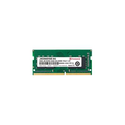 Transcend 8GB JM DDR4 2666 SO-DIMM 1Rx8 Laptop-Arbeitsspeicher Modul DDR4 8 GB 1 x 8 GB 2666 MHz 260pin SO-DIMM CL19 JM2-1