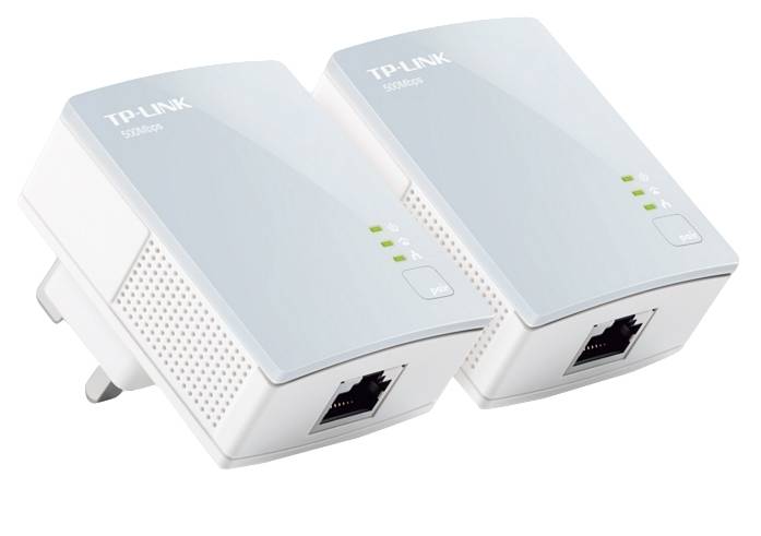 TP-Link TL-PA411KIT AV500 Nano Powerline Adapter Starter Kit - Powerline Adapterkit HomePlug AV (HPAV)-1