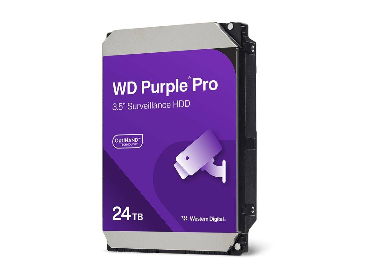 WD Purple Pro WD241PURP - Festplatte - 24 TB - Überwachung, intelligente Videoübertragung - intern - 3.5" (8.9 cm)-0