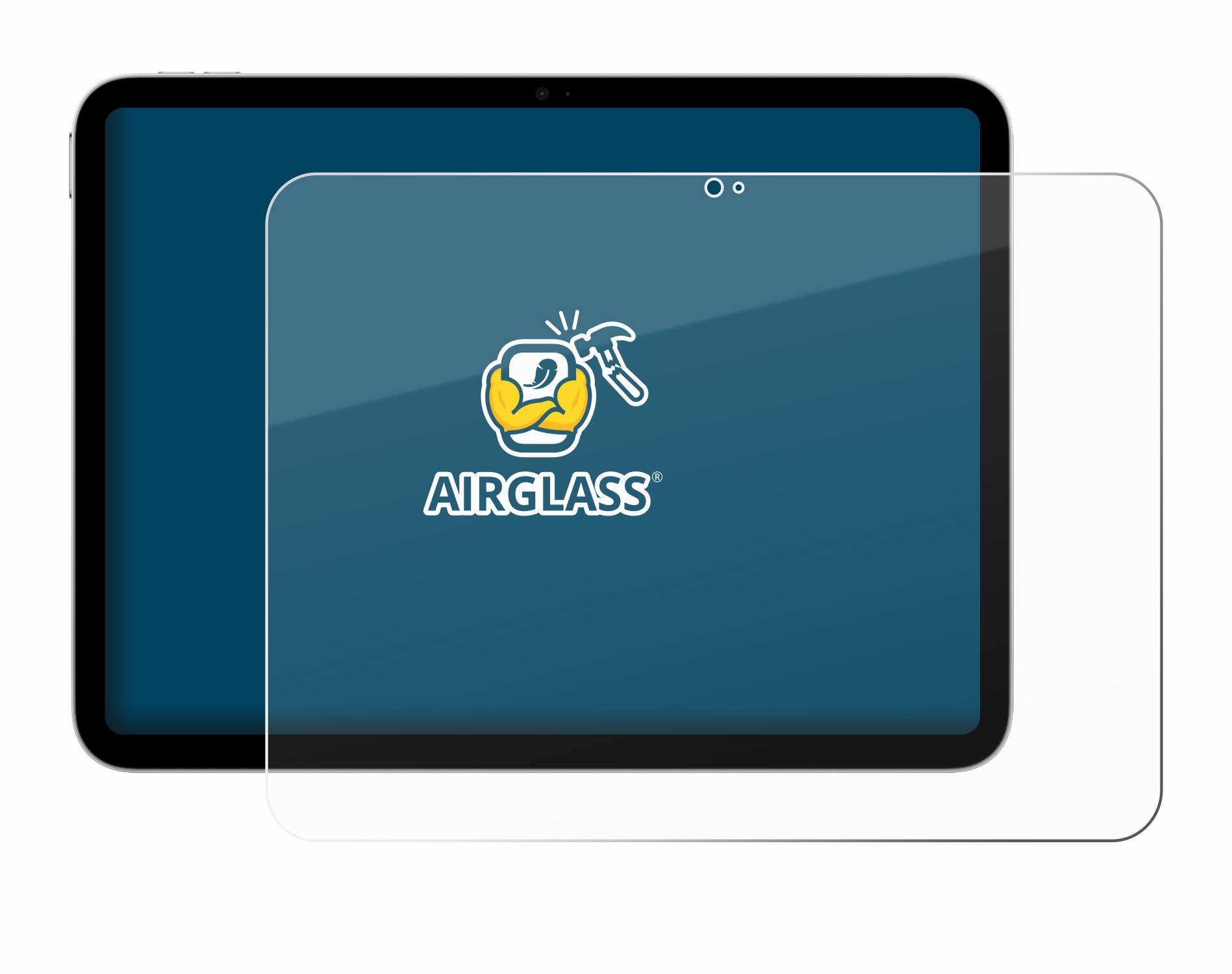 BROTECT Schutzglas für Apple iPad A16 11" 2025 (11. Gen.) Schutzfolie Panzer Folie Glas Display Schutz klar-4