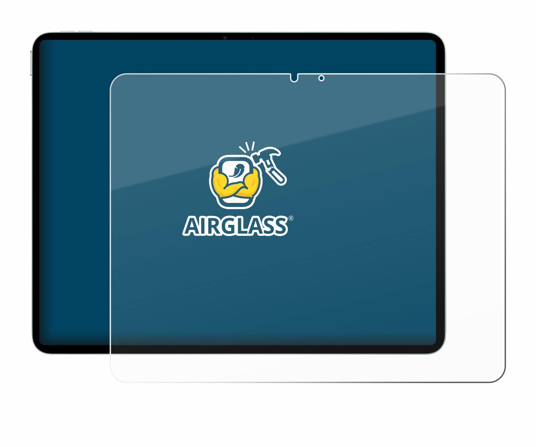 BROTECT Schutzglas für Apple iPad Air 13" M3 2025 / M4 2026 Schutzfolie Panzer Folie Glas Display Schutz klar-4