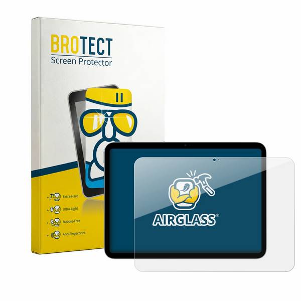 BROTECT Schutzglas für Apple iPad A16 11" WiFi 2025 (11. Gen.) Schutzfolie Panzer Folie Glas Display Schutz klar