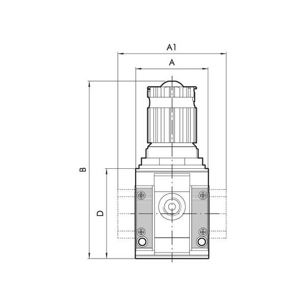 Riegler 5610R260, Batterie-Regler »SYNTESI«, BG1, o. Buchsen, 0…12 bar, o. Mano., P/n: 139836