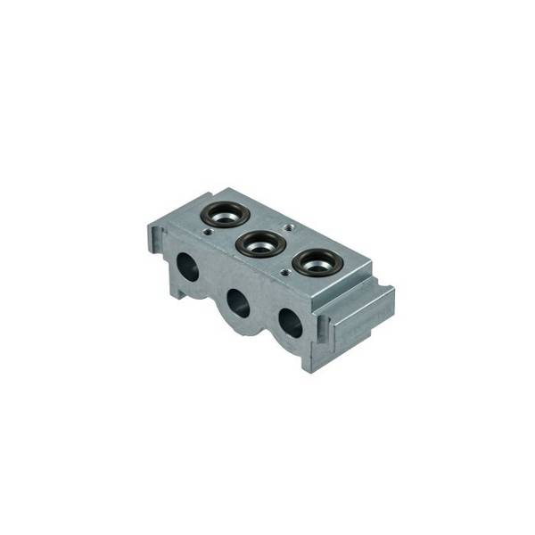 Riegler 226004150, Modulare Grundplatte für Ventile G 1/8, Grundplattensystem, P/n: 146733
