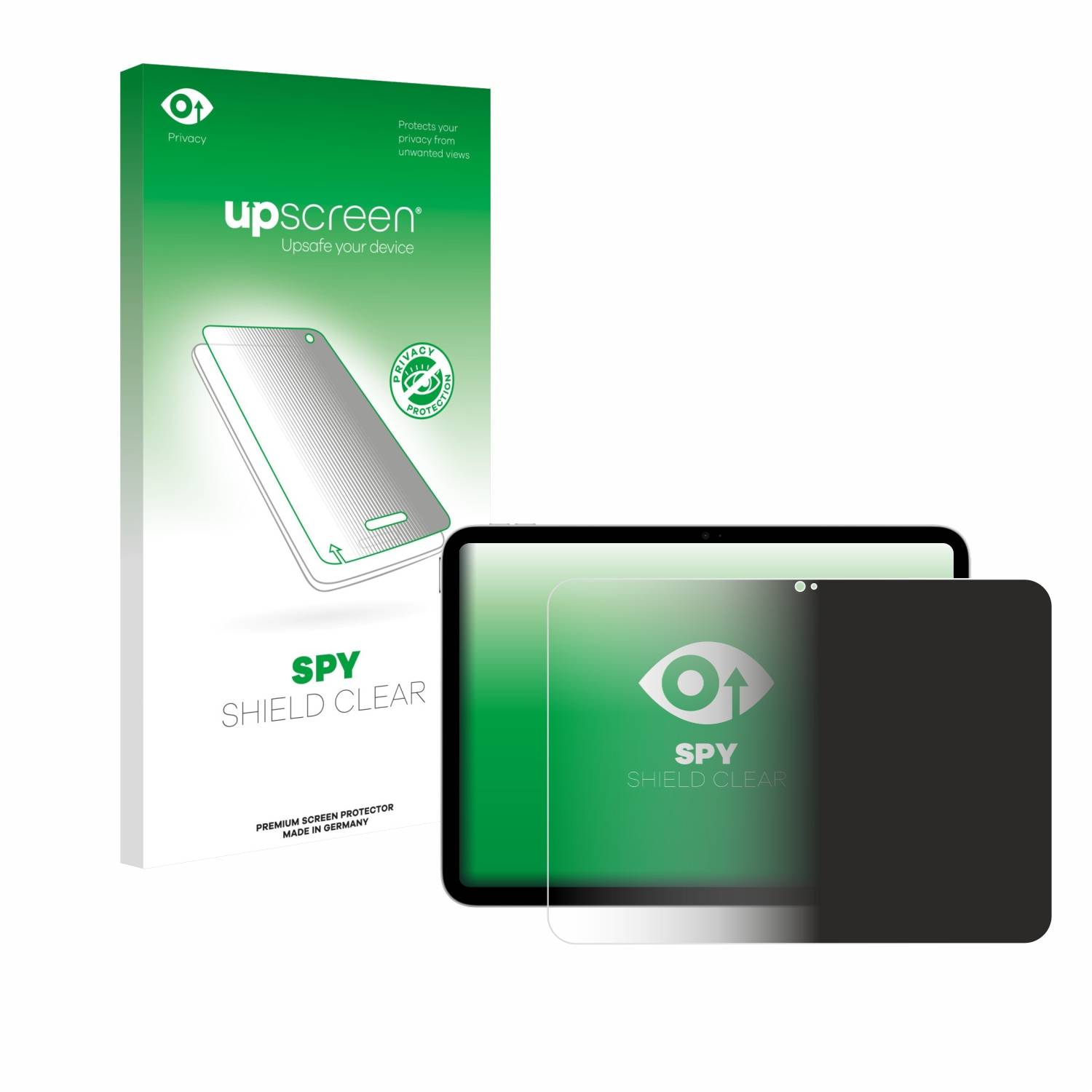 upscreen Blickschutzfolie für Apple iPad A16 11" WiFi 2025 (11. Gen.) Anti-Spy Privacy Blaulichtschutz Sichtschutzfolie-0