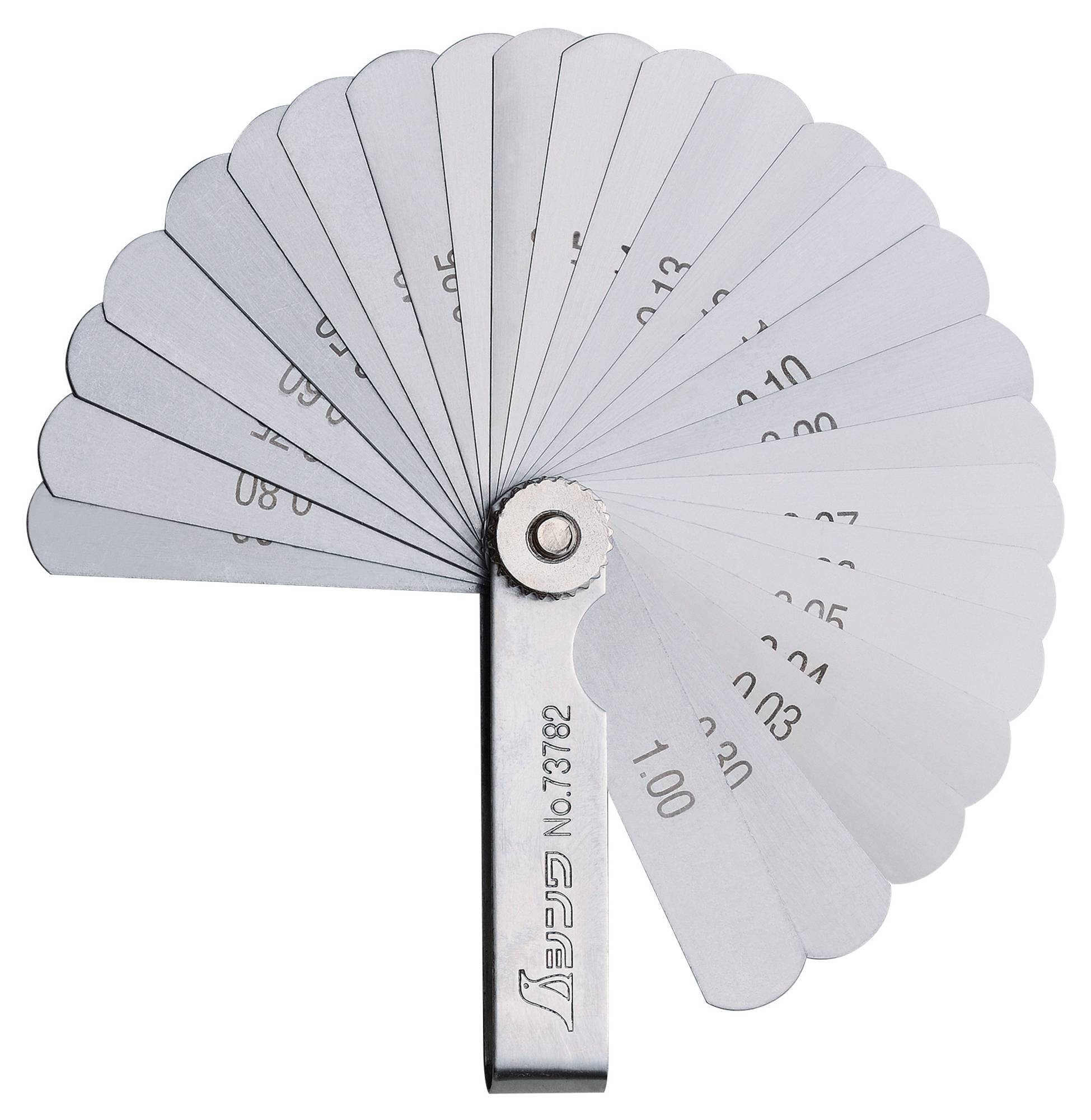 Shinwa 73782 Fühlerlehre 65 mm mit 25 Fühlern-0