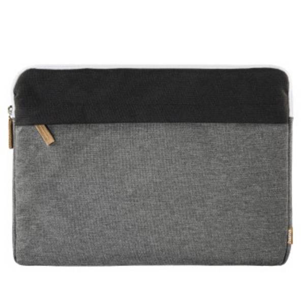 hama 00217113 Laptop-Sleeve "Florenz", bis 34 cm (13,3"), Schwarz/Grau