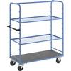 Regalwagen für 8 Etagenböden inkl. 2 Etagenböden mit Gitterboden. TAKKT Industrial & Packaging GmbH 83486249