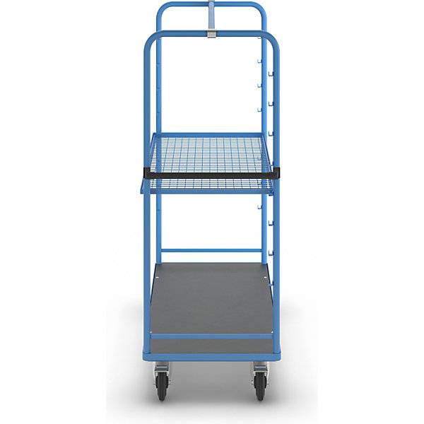 Regalwagen für 8 Etagenböden inkl. 1 Etagenboden mit Gitterboden. TAKKT Industrial & Packaging GmbH 83486149-2
