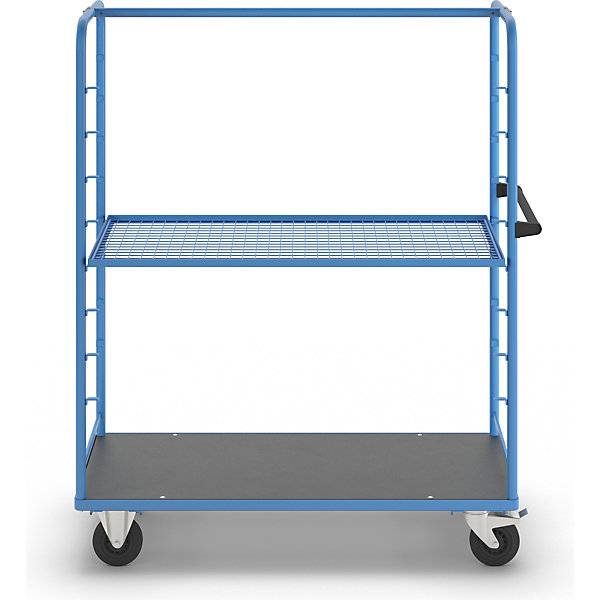 Regalwagen für 8 Etagenböden inkl. 1 Etagenboden mit Gitterboden. TAKKT Industrial & Packaging GmbH 83486149-3