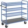 Regalwagen für 5 Etagenböden inkl. 3 Etagenböden mit Gitterboden. TAKKT Industrial & Packaging GmbH 83487349
