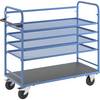 Regalwagen für 5 Etagenböden inkl. 4 Etagenböden mit Gitterboden. TAKKT Industrial & Packaging GmbH 83486449