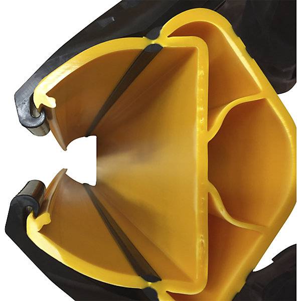 Regalanfahrschutz RackGuard Polypropylen Höhe 400 mm Regalbeinbreite bis 112 mm Regalbeintiefe bis 75 mm ab 16-3