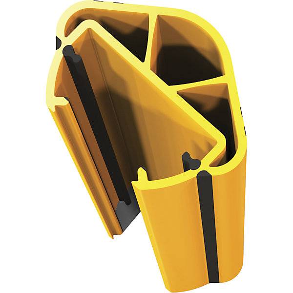 Regalanfahrschutz RackGuard Polypropylen Höhe 400 mm Regalbeinbreite bis 85 mm Regalbeintiefe bis 80 mm ab 18-1