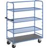 Regalwagen für 8 Etagenböden inkl. 3 Etagenböden mit Gitterboden. TAKKT Industrial & Packaging GmbH 83486349