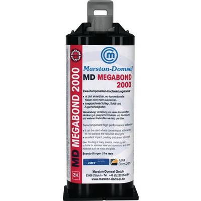 2K-Hochleistungskleber MD-Megabond 2000 50g milchig Doppelkart.MARSTON-0