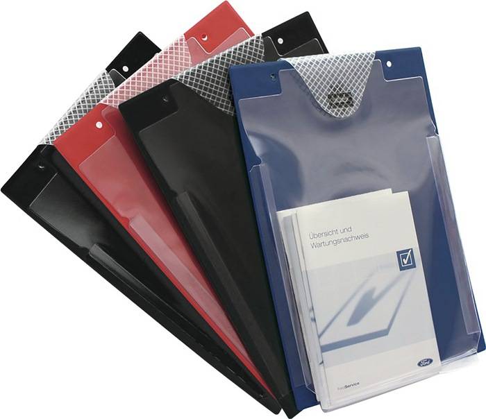 Auftragstasche m.Klettverschluss u.Kordel DIN A4 schwarz VE 10 St.-0