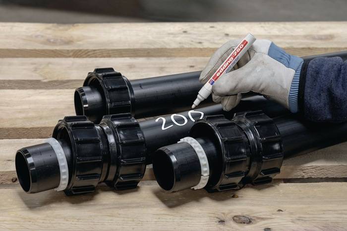 Edding Vertrieb GmbH Lackmarker 750 schwarz Strich-B.2-4mm Rundspitze EDDING 4-750001-0