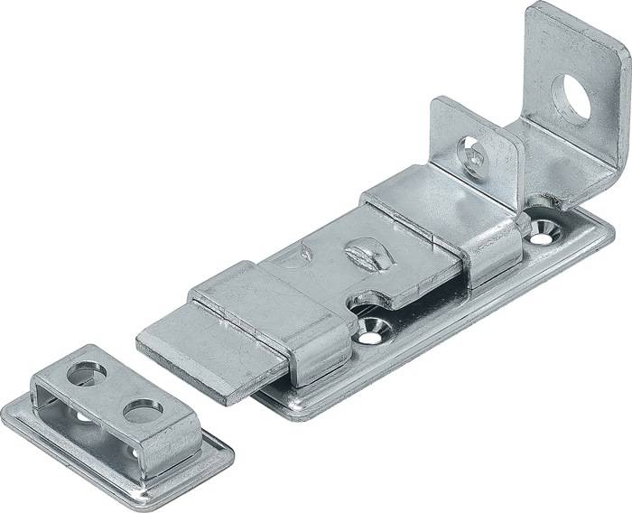 Sicherheitsriegel L.48mm B.120mm STA blau verz.VORMANN-0