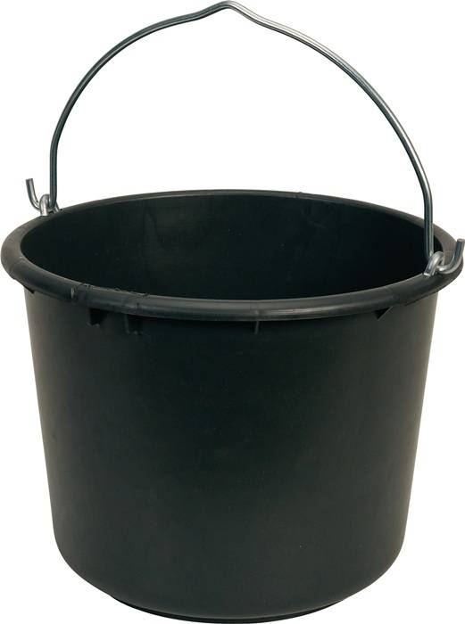 Baueimer GRIPLINE X 12l schwer,verstärkt schwarz Ku.-2