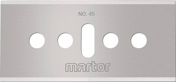 MARTOR® Industrieklinge Nr. 45, Stärke 0,3 mm, Länge 39 mm Breite 18,4