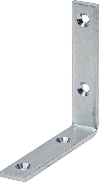 Winkel sta.L.40mm B.20mm S.3mm STA blau verz.Loch-D.4,5mm VORMANN-0
